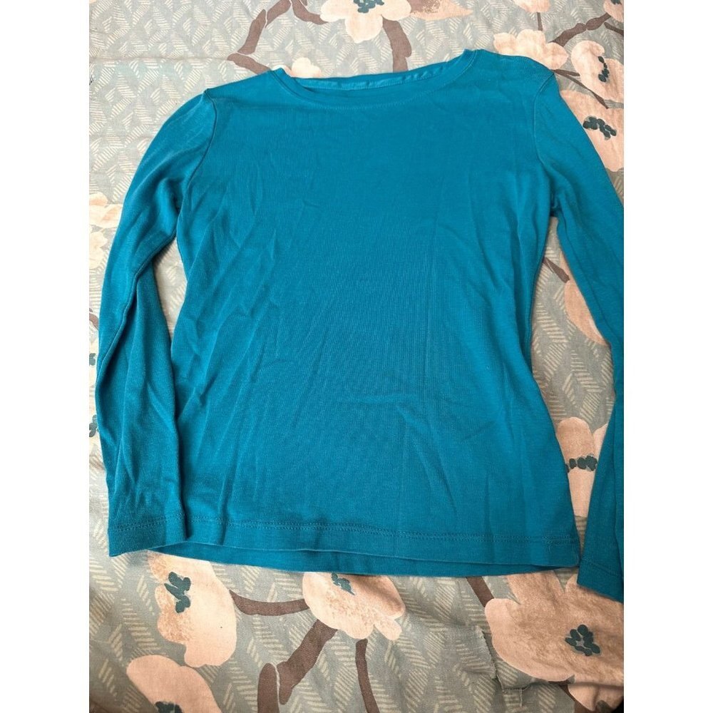 6 for $10 Girls Cherokee medium blue shirt